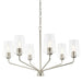 Myhouse Lighting Progress Lighting - P400443-009 - Six Light Chandelier - Celino - Brushed Nickel