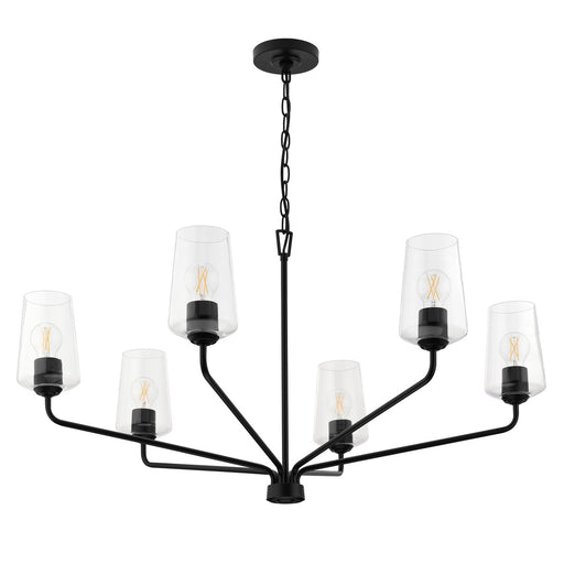 Myhouse Lighting Progress Lighting - P400444-031 - Six Light Chandelier - Celino - Black