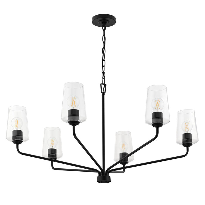 Myhouse Lighting Progress Lighting - P400444-031 - Six Light Chandelier - Celino - Black