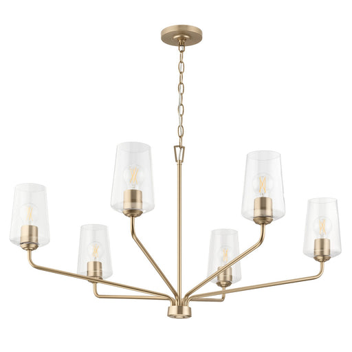 Myhouse Lighting Progress Lighting - P400444-177 - Six Light Chandelier - Celino - Champagne Bronze