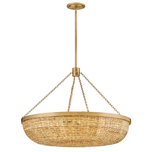 Myhouse Lighting Hinkley - 48426LCB-NAT - LED Chandelier - Sanibel - Lacquered Brass