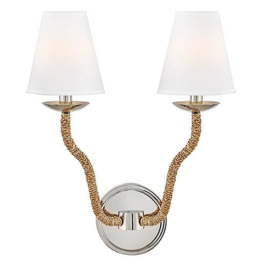 Myhouse Lighting Hinkley - 48440PN-NAT - LED Wall Sconce - Harwich - Polished Nickel