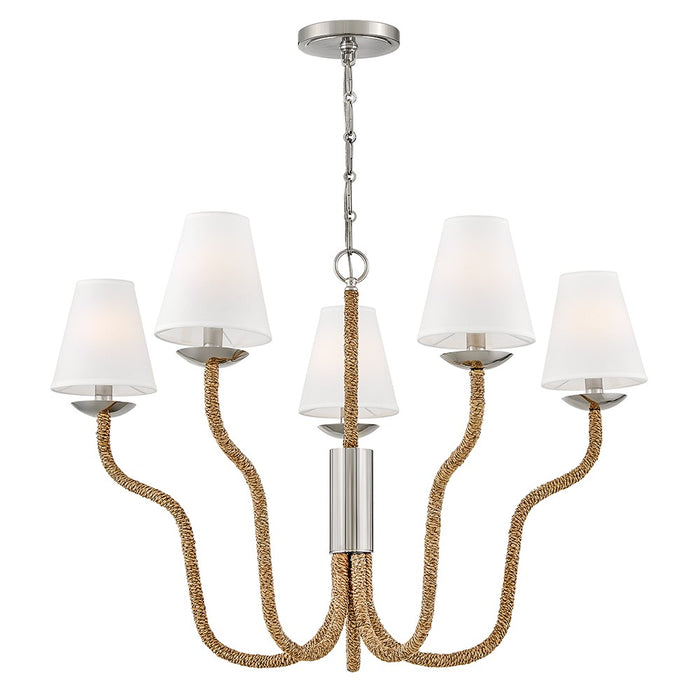 Myhouse Lighting Hinkley - 48444PN-NAT - LED Chandelier - Harwich - Polished Nickel