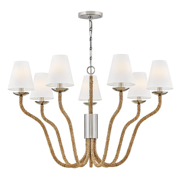 Myhouse Lighting Hinkley - 48445PN-NAT - LED Chandelier - Harwich - Polished Nickel
