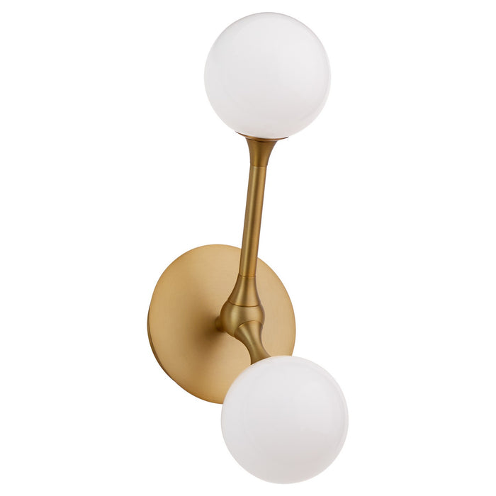 Myhouse Lighting Quorum - 3-546-56 - LED Wall Sconce - Orbe - Brushed Brass