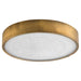 Myhouse Lighting Quorum - 3-655-56 - LED Ceiling Mount - Floe - Brushed Brass