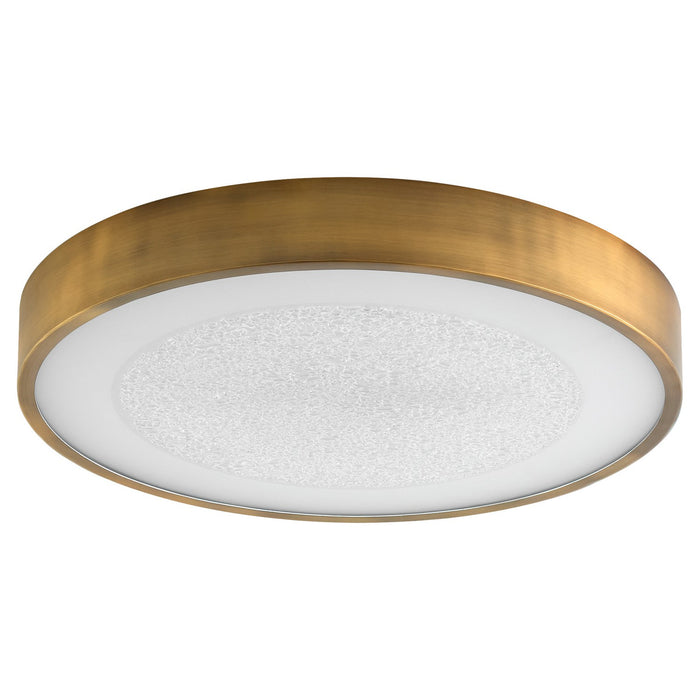 Myhouse Lighting Quorum - 3-656-56 - LED Ceiling Mount - Floe - Brushed Brass