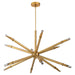 Myhouse Lighting Quorum - 3-878-56 - LED Pendant - Ionis - Brushed Brass