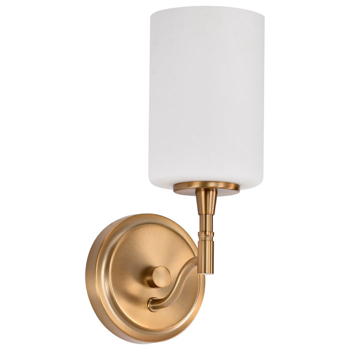 Myhouse Lighting Nuvo Lighting - 60-8201 - One Light Vanity - Liam - Burnished Brass