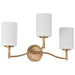 Myhouse Lighting Nuvo Lighting - 60-8203 - Three Light Vanity - Liam - Burnished Brass