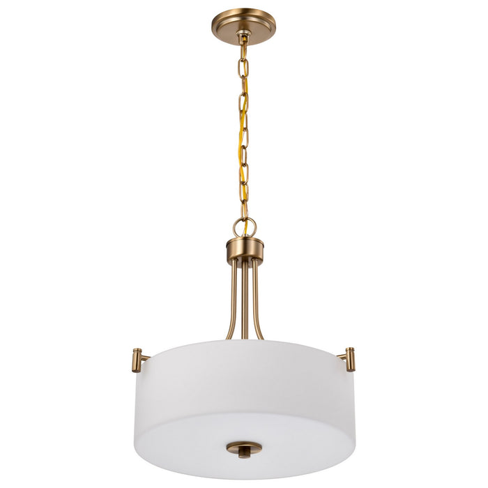 Myhouse Lighting Nuvo Lighting - 60-8204 - Three Light Pendant - Liam - Burnished Brass