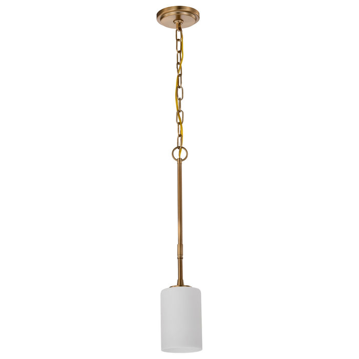 Myhouse Lighting Nuvo Lighting - 60-8205 - One Light Mini Pendant - Liam - Burnished Brass