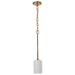 Myhouse Lighting Nuvo Lighting - 60-8205 - One Light Mini Pendant - Liam - Burnished Brass