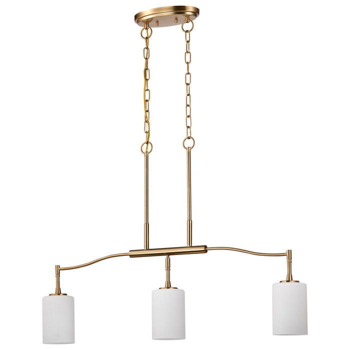 Myhouse Lighting Nuvo Lighting - 60-8208 - Three Light Pendant - Liam - Burnished Brass