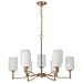 Myhouse Lighting Nuvo Lighting - 60-8209 - Nine Light Chandelier - Liam - Burnished Brass