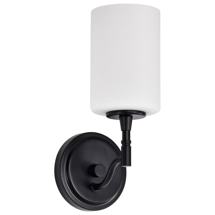 Myhouse Lighting Nuvo Lighting - 60-8211 - One Light Vanity - Liam - Matte Black