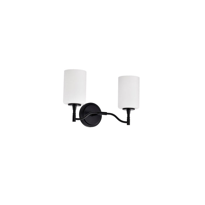 Myhouse Lighting Nuvo Lighting - 60-8212 - Two Light Vanity - Liam - Matte Black