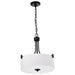 Myhouse Lighting Nuvo Lighting - 60-8214 - Three Light Pendant - Liam - Matte Black