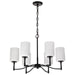 Myhouse Lighting Nuvo Lighting - 60-8216 - Six Light Chandelier - Liam - Matte Black
