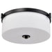 Myhouse Lighting Nuvo Lighting - 60-8217 - Three Light Flush Mount - Liam - Matte Black