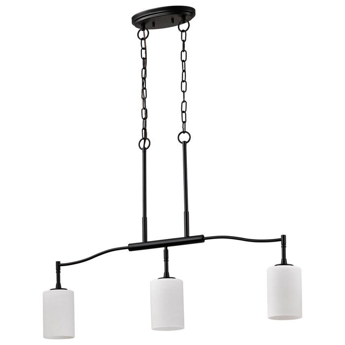 Myhouse Lighting Nuvo Lighting - 60-8218 - Three Light Pendant - Liam - Matte Black