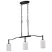 Myhouse Lighting Nuvo Lighting - 60-8218 - Three Light Pendant - Liam - Matte Black