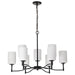 Myhouse Lighting Nuvo Lighting - 60-8219 - Nine Light Chandelier - Liam - Matte Black