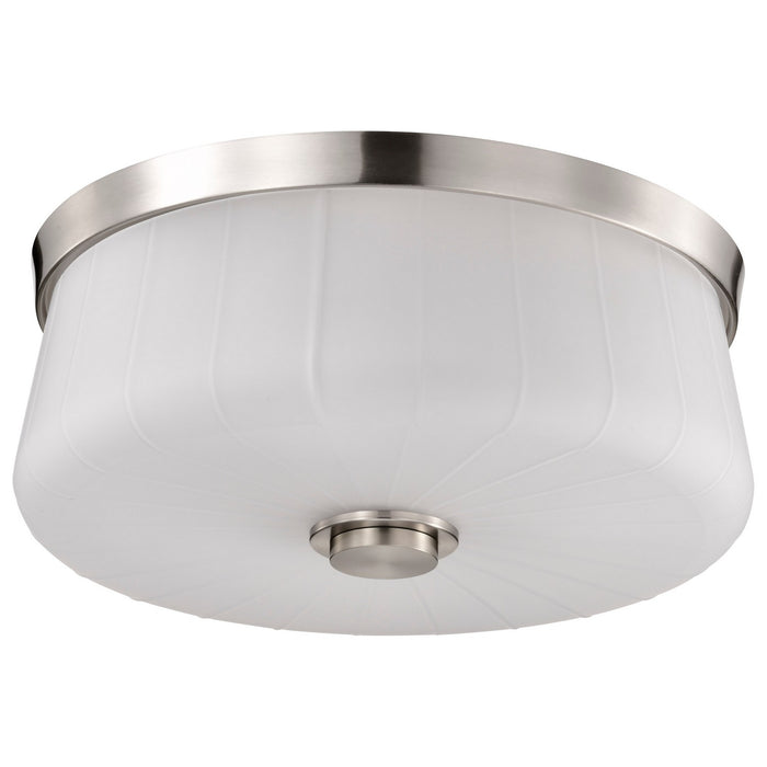 Myhouse Lighting Nuvo Lighting - 60-8220 - Three Light Flush Mount - Lune - Brushed Nickel