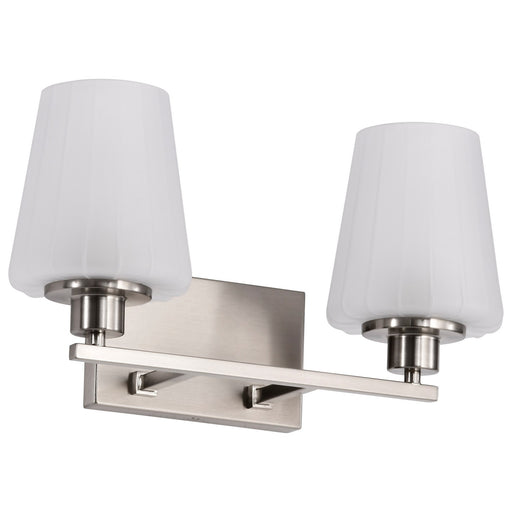 Myhouse Lighting Nuvo Lighting - 60-8222 - Two Light Vanity - Lune - Brushed Nickel