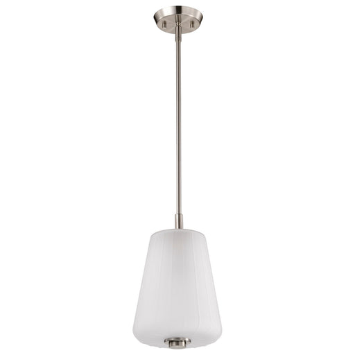 Myhouse Lighting Nuvo Lighting - 60-8227 - One Light Pendant - Lune - Brushed Nickel