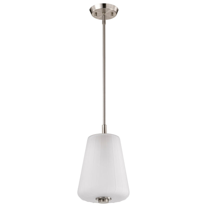 Myhouse Lighting Nuvo Lighting - 60-8227 - One Light Pendant - Lune - Brushed Nickel