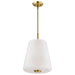 Myhouse Lighting Nuvo Lighting - 60-8238 - Three Light Pendant - Lune - Vintage Brass