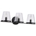 Myhouse Lighting Nuvo Lighting - 60-8253 - Three Light Vanity - Valentine - Black