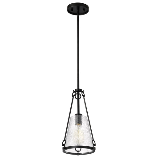 Myhouse Lighting Nuvo Lighting - 60-8255 - One Light Pendant - Valentine - Black