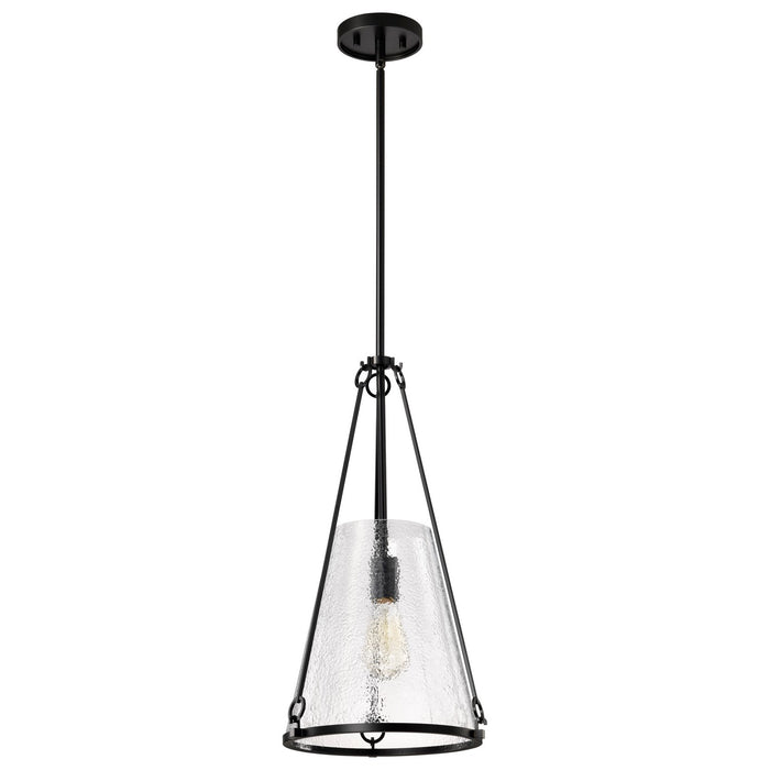 Myhouse Lighting Nuvo Lighting - 60-8256 - One Light Pendant - Valentine - Black