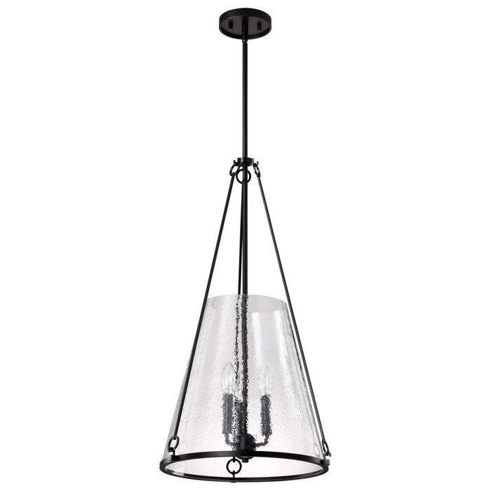 Myhouse Lighting Nuvo Lighting - 60-8257 - Three Light Pendant - Valentine - Black