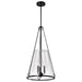 Myhouse Lighting Nuvo Lighting - 60-8257 - Three Light Pendant - Valentine - Black