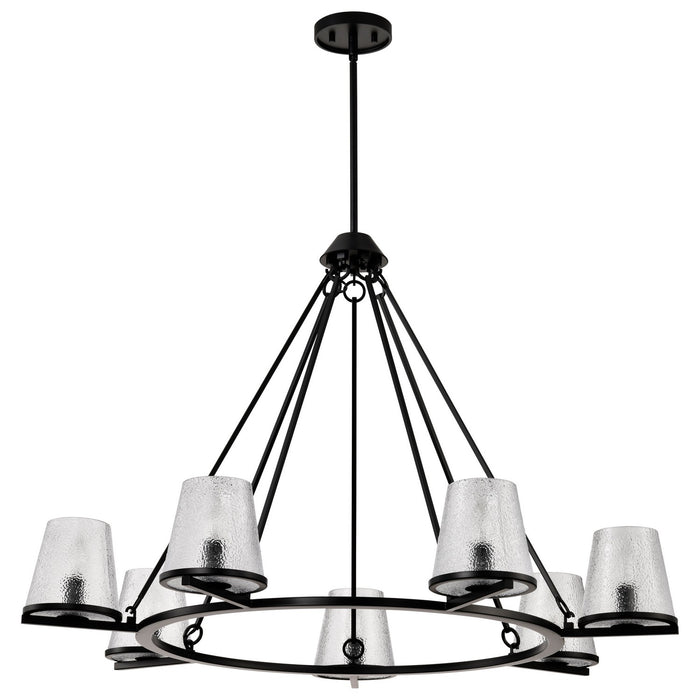 Myhouse Lighting Nuvo Lighting - 60-8259 - Seven Light Chandelier - Valentine - Black