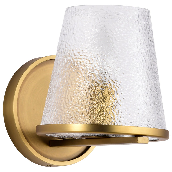 Myhouse Lighting Nuvo Lighting - 60-8261 - One Light Vanity - Valentine - Vintage Brass