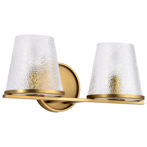 Myhouse Lighting Nuvo Lighting - 60-8262 - Two Light Vanity - Valentine - Vintage Brass