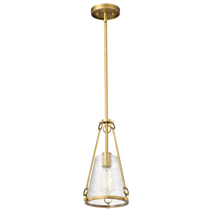 Myhouse Lighting Nuvo Lighting - 60-8265 - One Light Pendant - Valentine - Vintage Brass