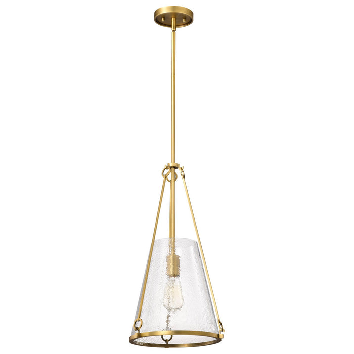 Myhouse Lighting Nuvo Lighting - 60-8266 - One Light Pendant - Valentine - Vintage Brass