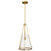 Myhouse Lighting Nuvo Lighting - 60-8266 - One Light Pendant - Valentine - Vintage Brass