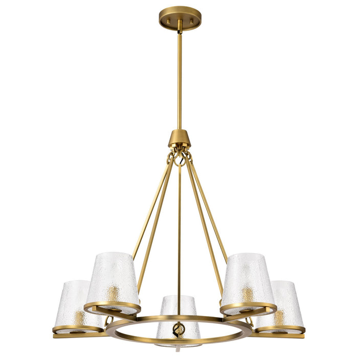 Myhouse Lighting Nuvo Lighting - 60-8268 - Five Light Chandelier - Valentine - Vintage Brass