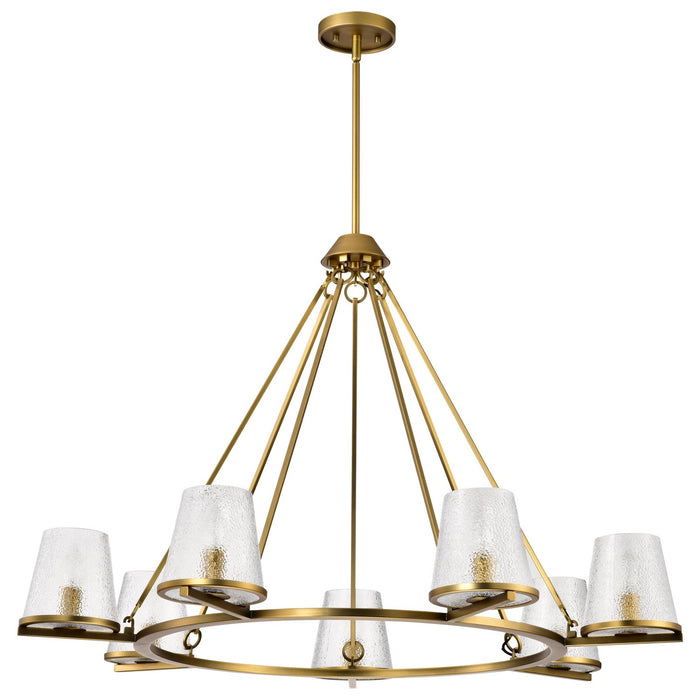 Myhouse Lighting Nuvo Lighting - 60-8269 - Seven Light Chandelier - Valentine - Vintage Brass