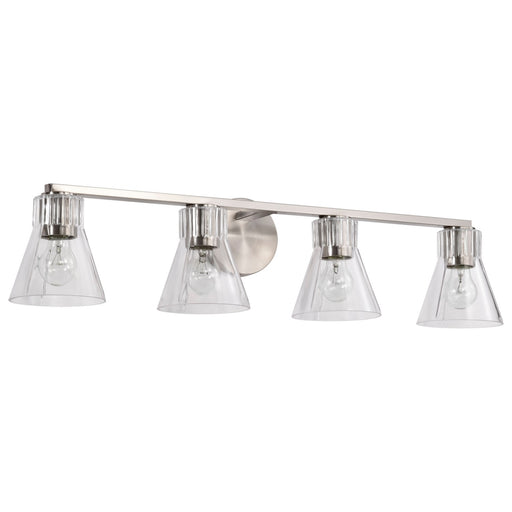 Myhouse Lighting Nuvo Lighting - 60-8334 - Four Light Vanity - Gianna - Brushed Nickel