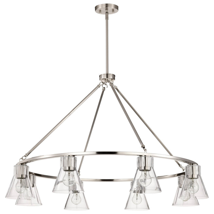 Myhouse Lighting Nuvo Lighting - 60-8336 - Eight Light Chandelier - Gianna - Brushed Nickel