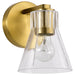 Myhouse Lighting Nuvo Lighting - 60-8341 - One Light Vanity - Gianna - Vintage Brass