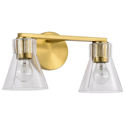 Myhouse Lighting Nuvo Lighting - 60-8342 - Two Light Vanity - Gianna - Vintage Brass