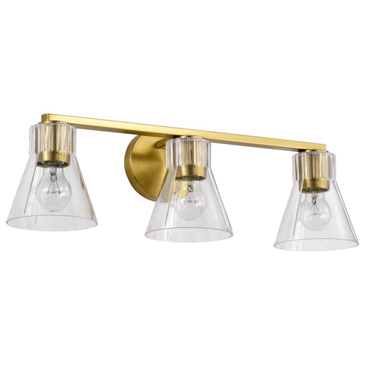Myhouse Lighting Nuvo Lighting - 60-8343 - Three Light Vanity - Gianna - Vintage Brass